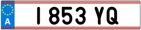 Truck License Plate